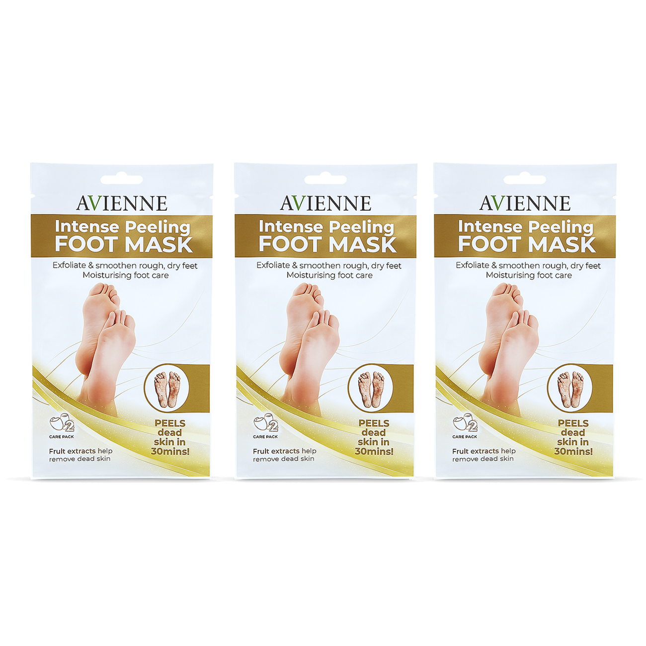 3 pcs Avienne Intense Peeling Foot Mask