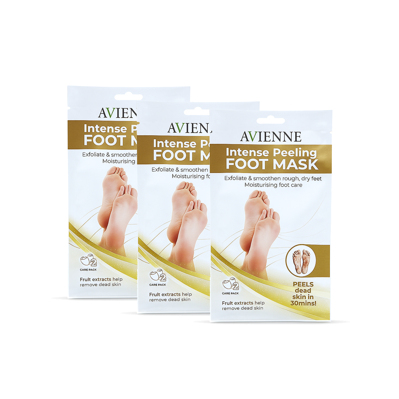 3 pcs Avienne Intense Peeling Foot Mask